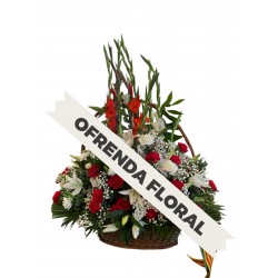 Cesta ofrenda clásica