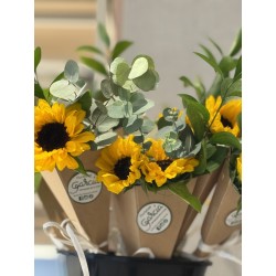 Pack 3 ramilletes de girasoles