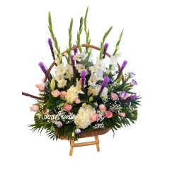 Cesta ofrenda alegría