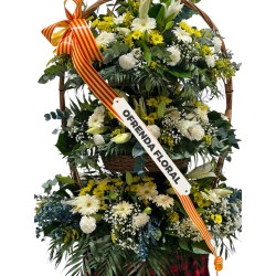Cesta floral virgen