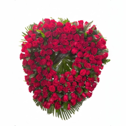 Corazon Rosas Rojas