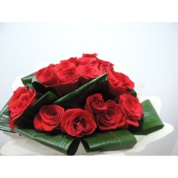 Bouquet 18 rosas rojas